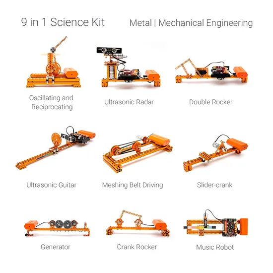 9-in-1 Science Kit 8-13Y Building Blocks Mechanical Eng 160509 Rj11 48x37x21cm - Image 2