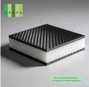 Light Weight Carbon Fiber Fabric Sandwich Panel with PVC Foam Core - Image 2