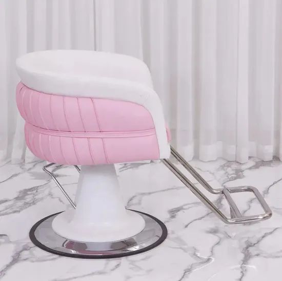 Beauty Barber Chairs Two Handles Chair Barber Shop Color White Condition New Material Metal Folded Unfolded Model NO. - Image 5