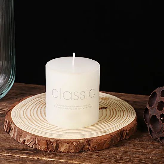 Decorative Pillar Candles White Circle Round Color White Model NO. SF Origin China Size Any Size Shape Cylinder Function Lighting - Image 4