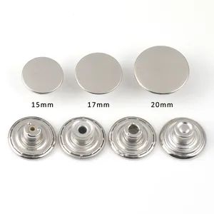 Classic Denim Buttons Shank Button Metal Button Element OL Stock Stock Style Simple Origin China Trademark zonesun HS Code 9606220000 - Image 2