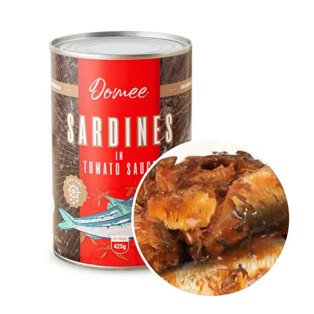 OEM Brand Canned Sardines in Tomato Sauce Oil Preserved 155g/425g Ready to Eat BRC/HACCP & Halal Certified - Image 4