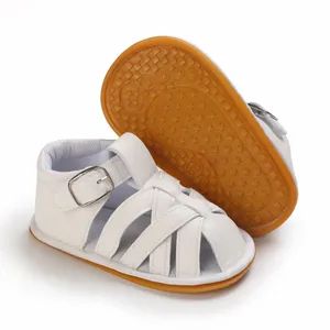 Customized High Quality Soft PU Leather Baby Boy Sandals Type Sandal Origin China Season Summer MOQ 1200 Pairs Color 6 - Image 4
