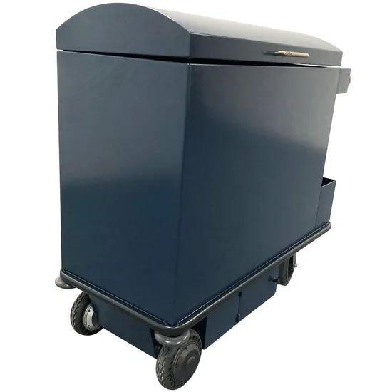 Custom Modern Metal 4-Wheel Hotel Luggage Cart Motor 300W Net Weight 80kg Model NO. NK-206 Controller 24V30A Max Capacity 300kg - Image 6