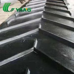 Professional Transport Material Patterned Chevron Herringbone Rubber Conveyor Belt - Image 4