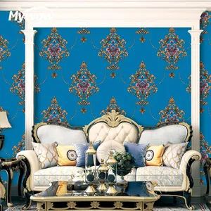 High Quality Flower Paper Base Wallpaper Decor 3D PVC Wallpaper - Image 4