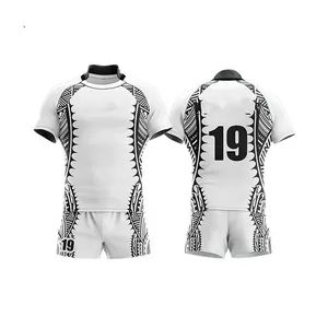 Men Sports Wear Rugby Clothing Customized Rugby Uniform MOQ Low MOQ Origin China Type Set/ Top Gender Unisex Color Any - Image 4