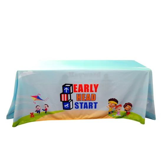 6FT Rectangular Fitted Spandex Tablecloths Table Covers Event Stretchable Tablecloth - Image 5