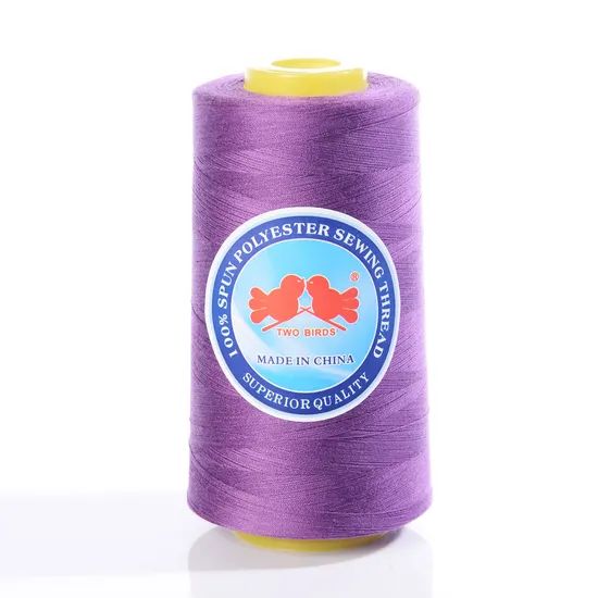 40s/2 Poly Corespun Sewing Threads Manufacturer Origin China Pattern Dyed Model NO. Thread Trademark MH, TWO BIRDS Production Capacity - Image 1