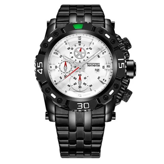 New Stainless Steel Analog Watches Style Sport Origin China Logo Customized Case Shape Round Dial Color Silver HS Code - Image 3