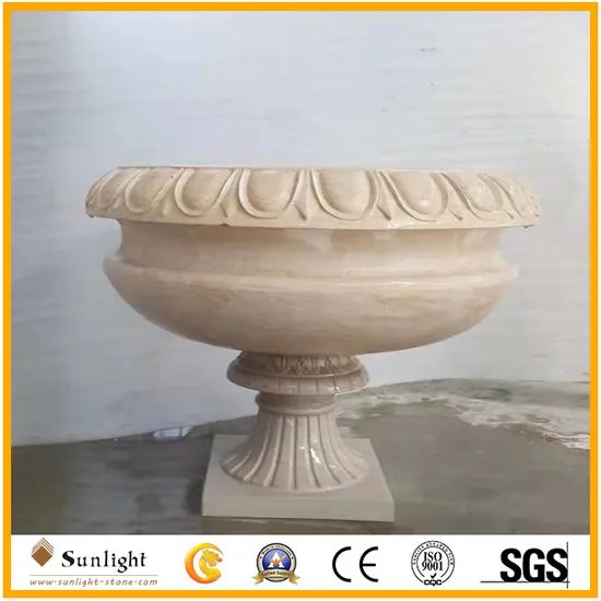 Natural Stone (Marble/Granite) Flower Pot/Vase Shape Round Size Customize HS Code 6803009000 Use Type Floor Type Origin Xiamen China - Image 4