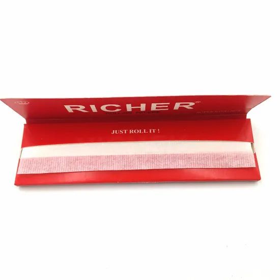 Portable Single Size Rolling Paper: 70X36mm, Bleached, Customizable Brand - Image 2