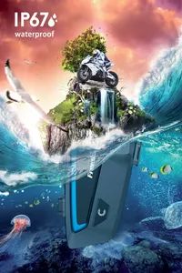 High Quality Motorcycle Helmet Interphone Headphones Wireless Bluetooth Headset Intercom - Image 5