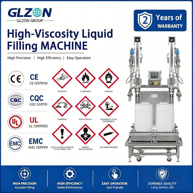 High-Viscosity Liquid Filler Jerry Can Filling Machine Adhesive Filling Machine Glue Filling Equipment Thinner Filling M - Image 1
