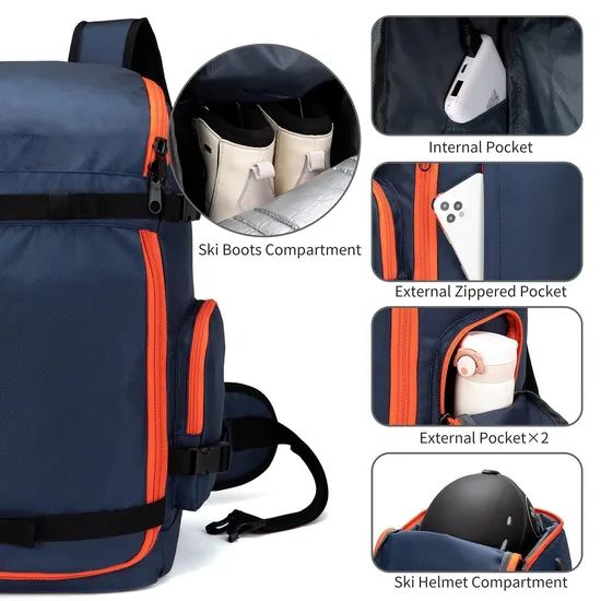 Premium 50L Large Capacity Travel Trekking Bag for Outdoor Camping - Image 4