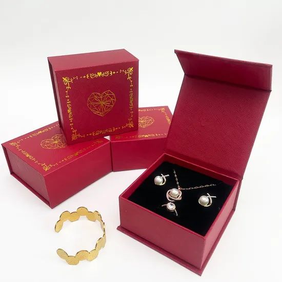 Customized Luxury Cardboard Ring Bracelet Storage Jewelry Magnet Packaging Box - Image 2