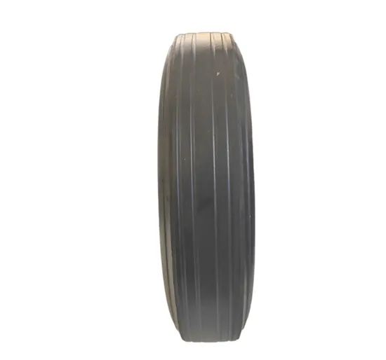 8 Inch Solid Rubber Wheelbarrow Wheel Suitable for Unicycle Mini Generator Garbage Can - Image 3