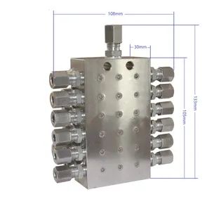 Custom Logo High Quality Dspp Lubrication Distributor Module Distribution Valve for Progressive Lubrication System - Image 3