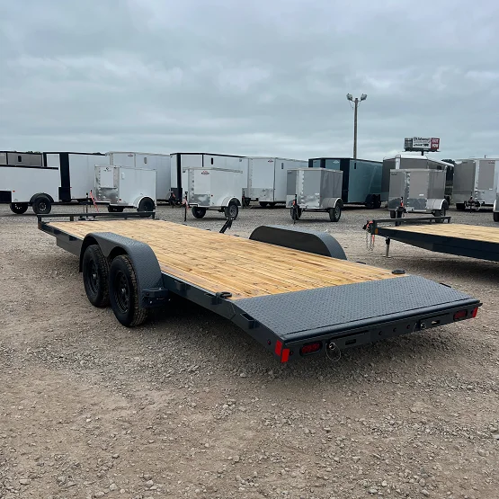 Equipment / 7×22 7.2k Lamar Car Hauler Trailer - Image 3