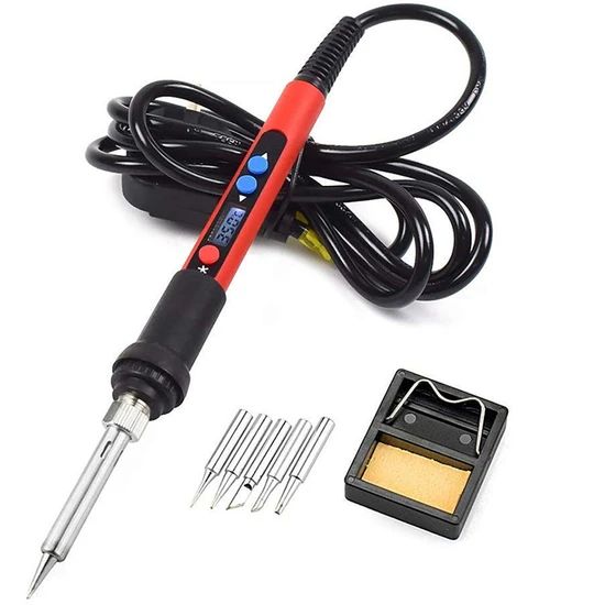 80W Digital LCD Screen Display Electronic Soldering Irons Type 1 Power 80W Heat-up Time 7s Warranty 1 Year Model NO. CJ-936S - Image 1
