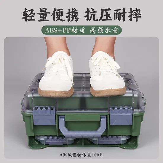 Lure Box Multi-Function Suitcase Storage Bait Accessories Box - Image 3