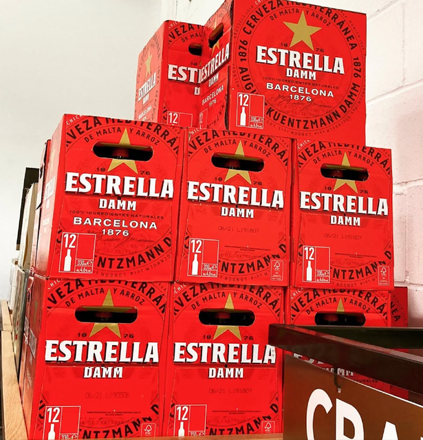 ORIGINAL ESTRELLA DAMM PREMIUM BEST LAGER BEER 330ML CANS&BOTTLES ON SALE - Image 3