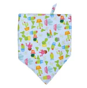 Reversible Square Dog Scarves, Dog Kerchiefs Size L Type Scarf Origin China Model NO. DB209 Material Cotton Style - Image 3