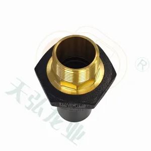 Heavy-Duty Polypropylene Male Coupler for Water Pipe Systems Pressure Pn16 Trademark L&Y Connection Male Head Type - Image 1