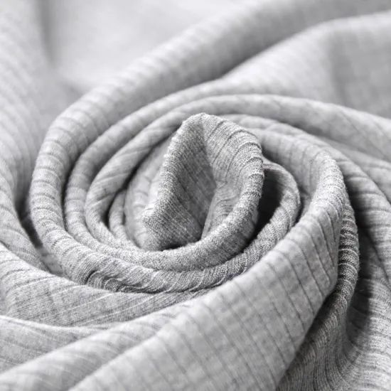 Tr Spandex 4*2 Rib Grs Poly Viscose Spandex Knit Rib Fabric Style Rib Weight 240GSM Type Rib Fabric Pattern Yarn Dyed Application Garment - Image 6
