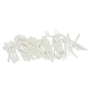 Compostable Heavyweight Disposable Cpla Spoons Eco Friendly Compostable Spoons - Image 5