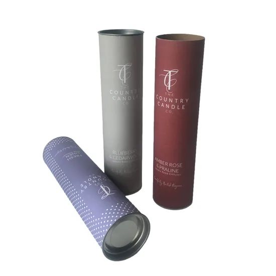 Luxury Biodegradable Round Thin Tube Incense Sticks Incense Cone Reed Diffuser Kraft Round Packaging Tube - Image 6