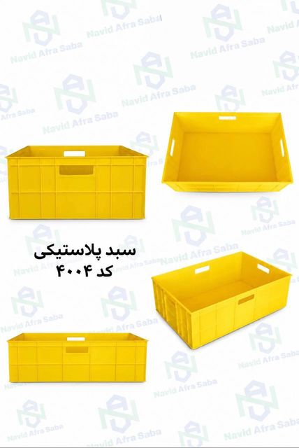 Industrial plastic basket and pallet – product photo 2, product detail gallery
