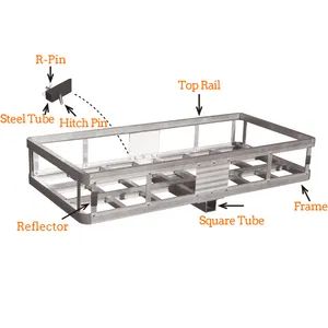 LED Light Car Hitch Cargo Carrier - Image 5