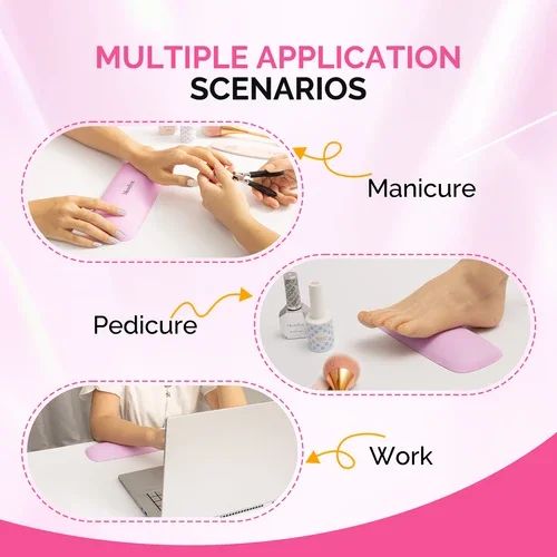 Portable PU Leather Nail Arm Rest - Image 4