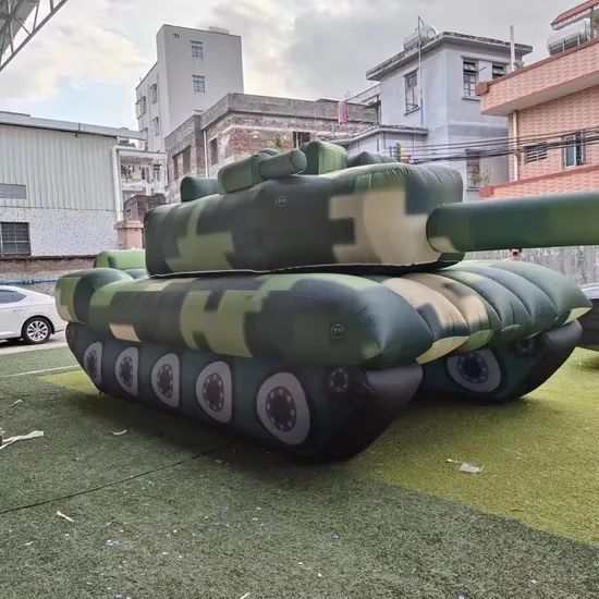 Advertising Inflatable Tank Model Advertising Giant Tank Origin China Material Oxford Technics Sewing Inflatable Gas Air - Image 4