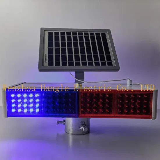 Solar Double Sides Flash Warning Light Traffic Safety Signs - Image 3