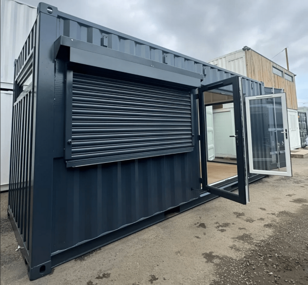 20ft x 8ft Custom Shipping Container Conversion – Portable Building - Image 4