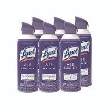 Lysol Air Sanitizer Spray with Bacterial Odor Eliminator for Home & Office, Sanitizing Air Spray, Air Freshener Alternative, Sunkissed Petals Scent, 10 oz (Pack of 3) - Image 3