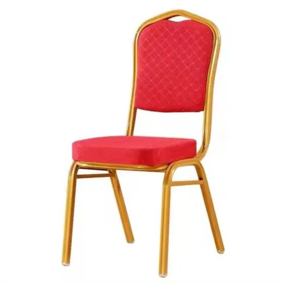 Stackable Red Silla Church Party Design Housse De Chaise Banquet Chair - Image 4