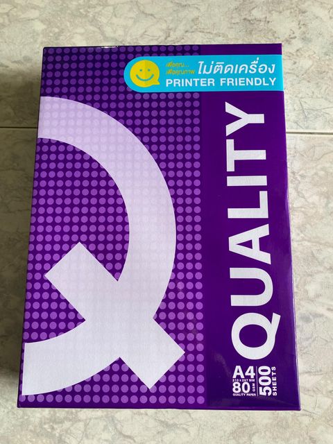Quality Copy Paper A4 80gsm (500 sheets per ream) – product photo 1, product detail gallery