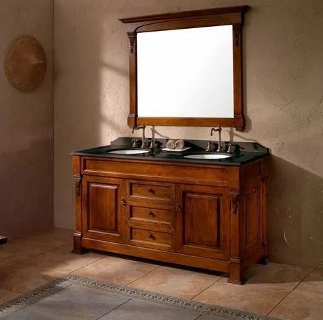 Wooden Bathroom Vanities Material Natural Ceramic Design Style Latest Designs Color Options All Possible - Image 1