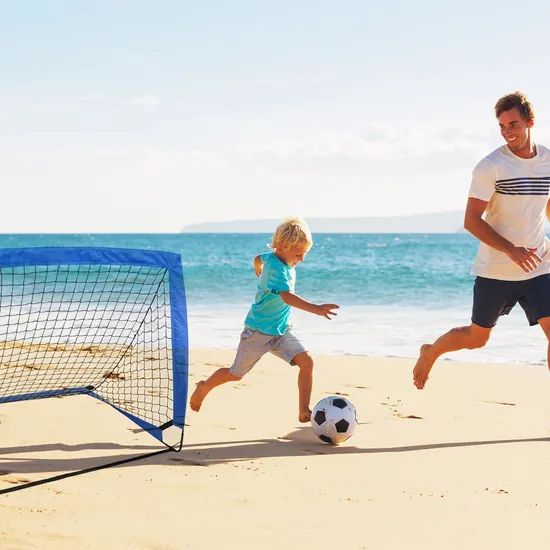 Kid Outdoor Foldable Portable Football Net Football Soccer Equipment - Image 5