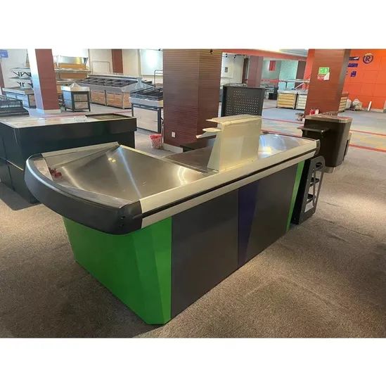 Store Cash Counter Design Cashier Table Checkout Counters - Image 4