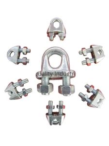 Galvanized DIN741 Malleable Wire Rope Clips Cable Clamps - Image 4