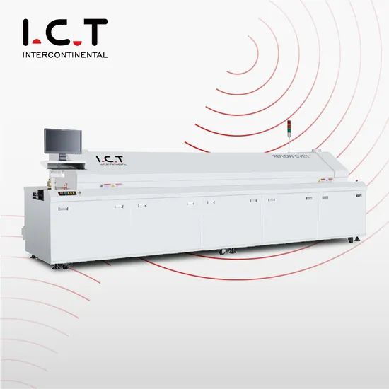 Lead-Free Reflow Soldering Oven Equipment Color Grey Model NO. E8 Origin China Trademark I. C. T HS Code 8515190000 Specification CE - Image 1