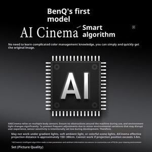 BenQ W2720i First AI Cinema Projector Home Theater 4K (90% P3 Color Gamut Delta E<3 HDR PRO) Android WiFi 3D 2500 Lumens - Image 3