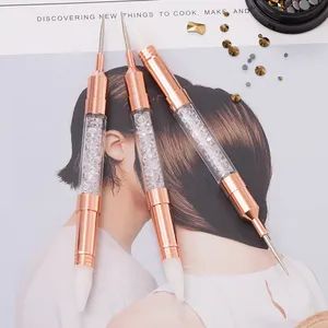 Guyo Custom Double-Side Dotting Tools Logo Custom Handle Metal Hair Kolinsky HS Code 9603290090 Specification #2-#18 Origin Jiangxi. - Image 4
