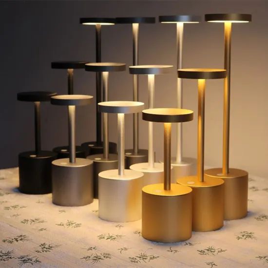 Modern Cordless Decorative Lamp Rechargeable Battery Restaurant LED Dining Table Lamps - Image 2