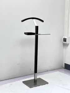 High Quality Solid Wood Single Coat Clothing Display Racks Solid Hangers for Hotel Room - Image 5