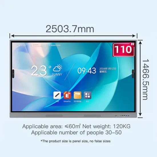 110 Inch 4K Teaching Smart Board Conference Room Interactive Whiteboard - Image 2